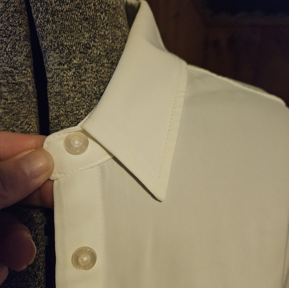 NWOT Suzanne Graver oversized blouse,size small,cream color - Picture 4 of 10